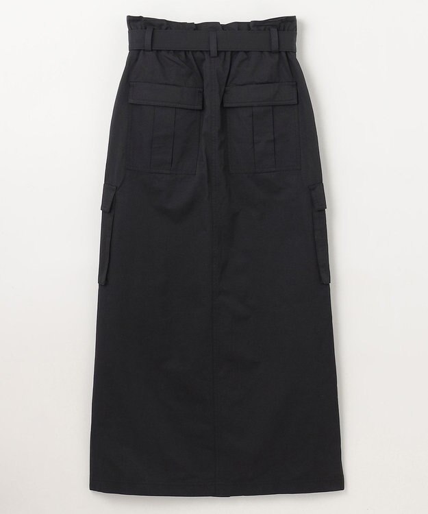 GRACE CONTINENTAL ツイルワークスカート ブラック