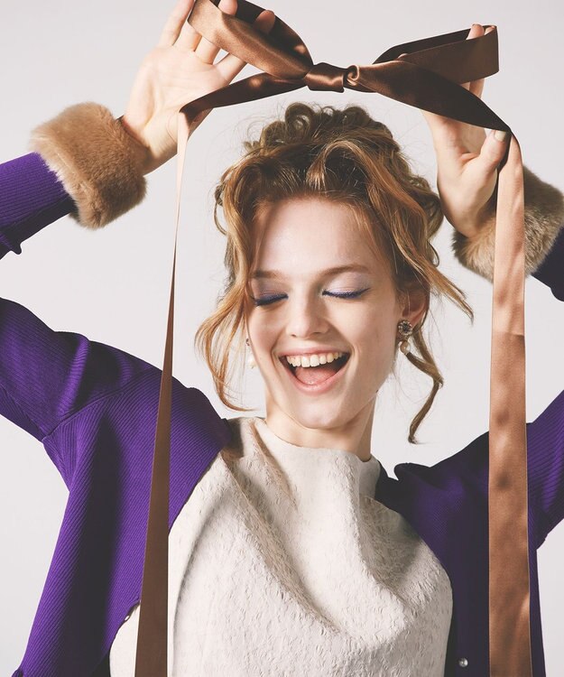 TOCCA 【洗える！】RIBBONS ドレス ベージュ系