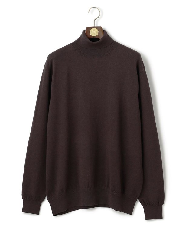J.PRESS MEN 【KING SIZE】【ストレッチ性 / イージーケア】【FLEX YARN】タートルネックニット ブラウン系