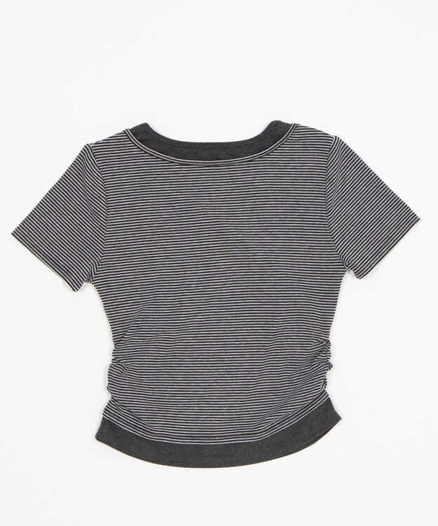 WEGO グラフィックレイヤードドッキングT ブラックボーダー