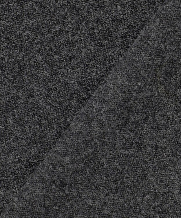 23区 【R(アール)】マイクロンメリノウール ニットケープ チャコールグレー系