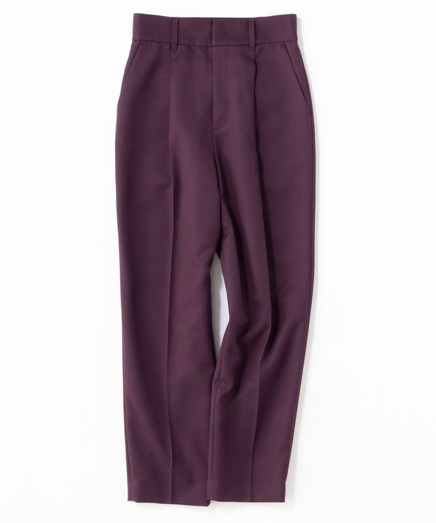 uncrave カラーツイル テーパードパンツ パープル