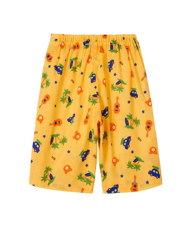 MIKI HOUSE HOT BISCUITS 【90-120cm】 リラックスパンツ 黄