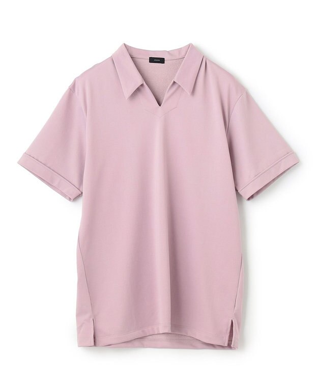 JOSEPH HOMME コットンナイロンテリー　スキッパー ローズ系