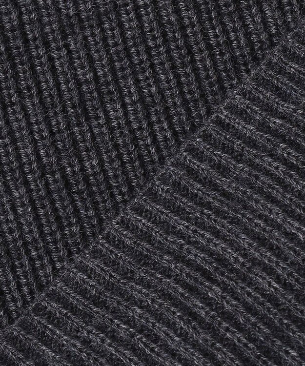 J.PRESS LADIES 【洗える】SEMI WORSTED カーディガン グレー系