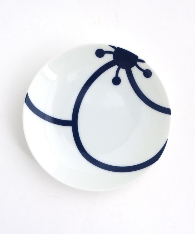 たち吉 【たち吉】藍吉祥皿〈５枚〉美濃焼 ホワイト×ブルー