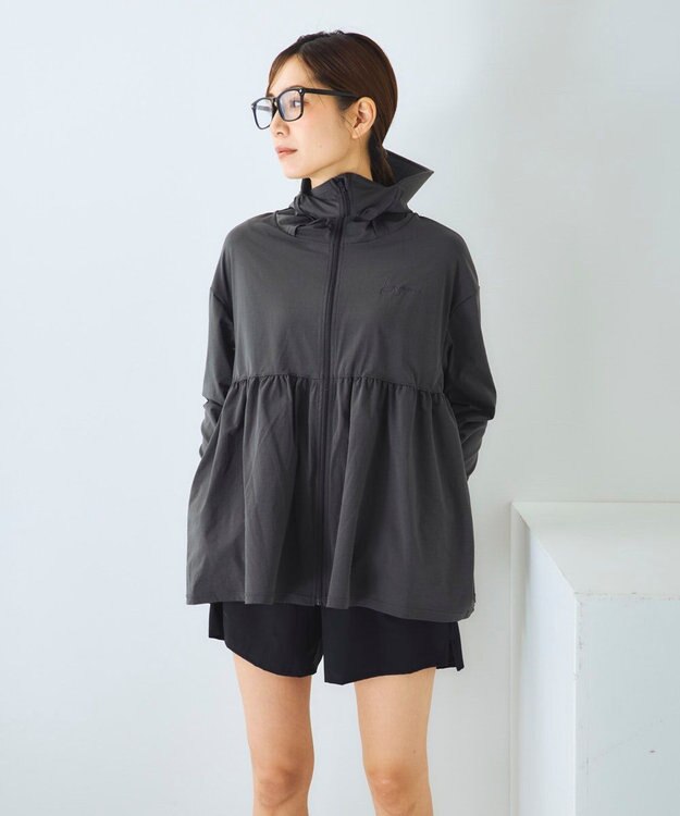 OP／FILA 【Kappa】フェイスガード付ラッシュガード ダークグレー