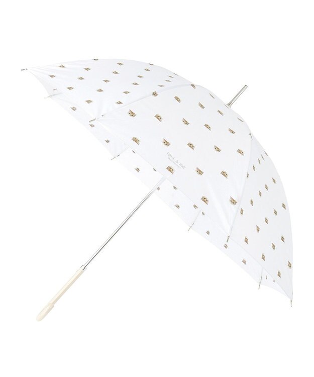 MOONBAT ポール＆ジョー アクセソワ 折りたたみ傘 ヌネット ホワイト