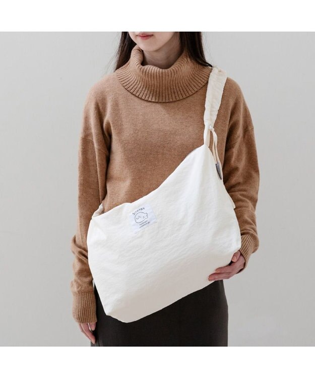 Mother garden しろたん ドロスト ショルダーバッグ 白～オフホワイト