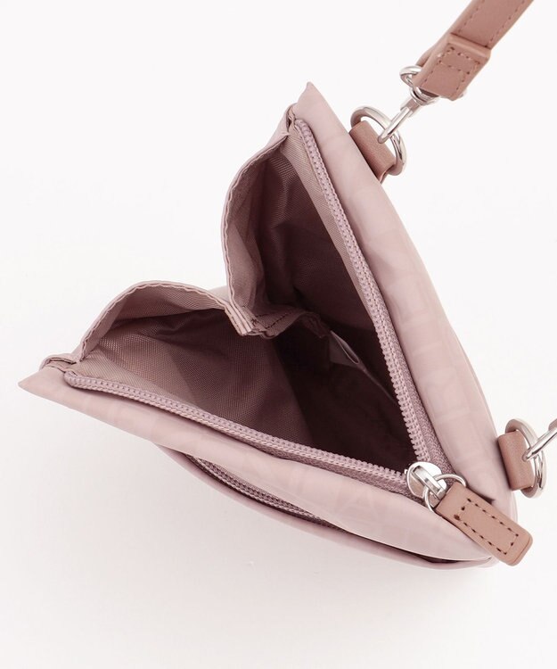 LA BAGAGERIE モノグラムデイリーミニマムポシェット ピンク