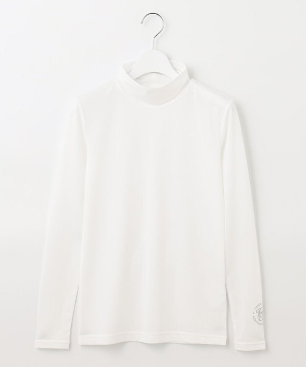 23区GOLF 【WOMEN】【吸水速乾/UVケア】３０ｄカノコ モックネックインナー ホワイト系