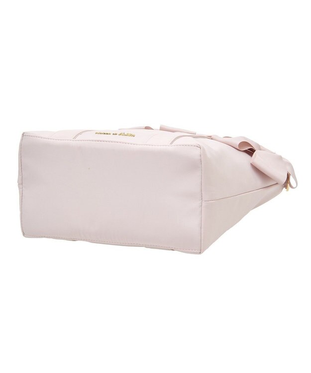 Maison de FLEUR ボリュームリボン2Wayトートバッグ Grayish Pink