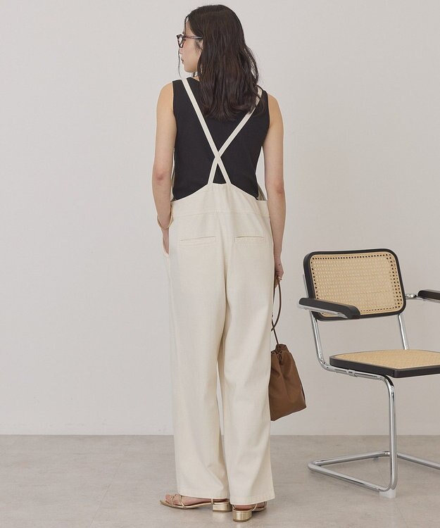 AMERICAN HOLIC デニムスクエアサロペット Ivory