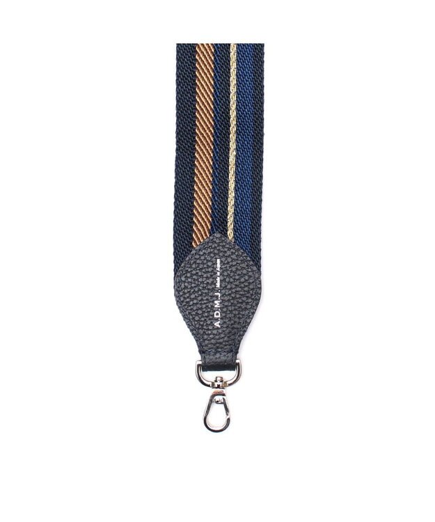 A.D.M.J. 【別売り】イタリアンテープショルダーストラップ(レギュラー/107cm) NAVY