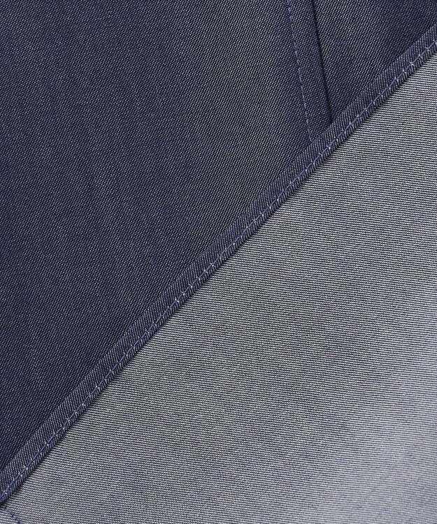 UNFILO シャンブレーデニム ショルダータックブラウス インディゴ