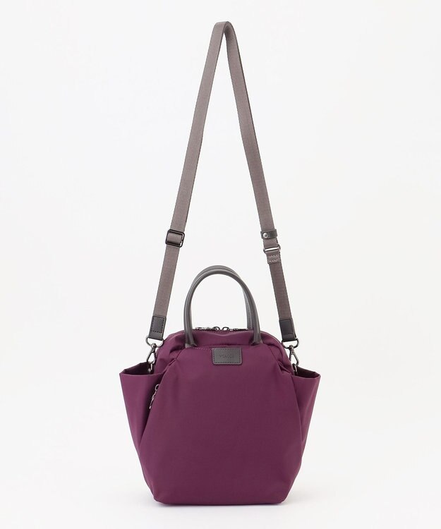 Y'SACCS 【ナイロンタフタ】トラベル2WAYミニボストン パープル