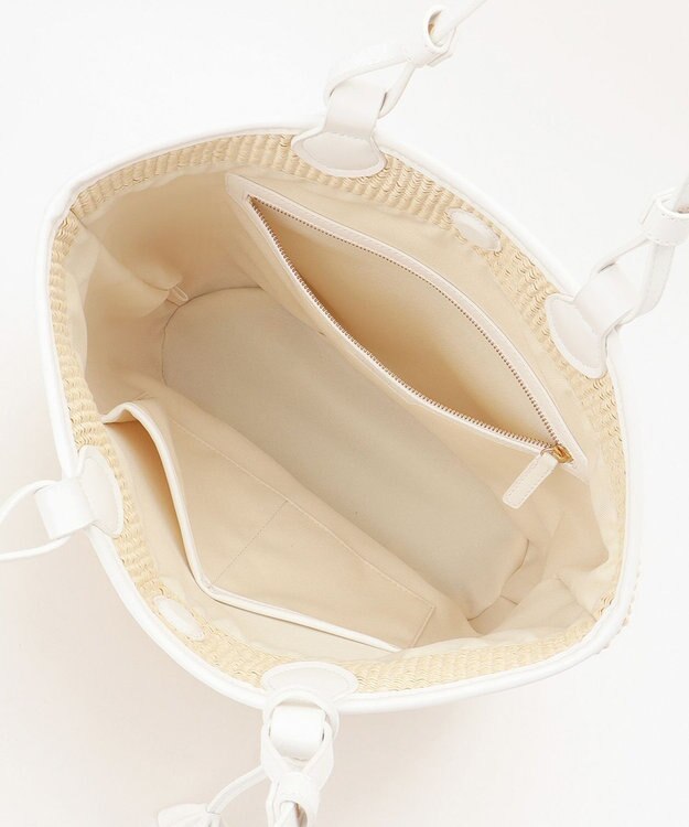 23区 雑材 トートバッグ ホワイト系1