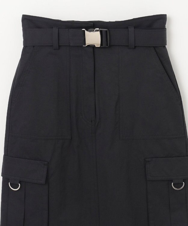 GRACE CONTINENTAL ツイルワークスカート ブラック