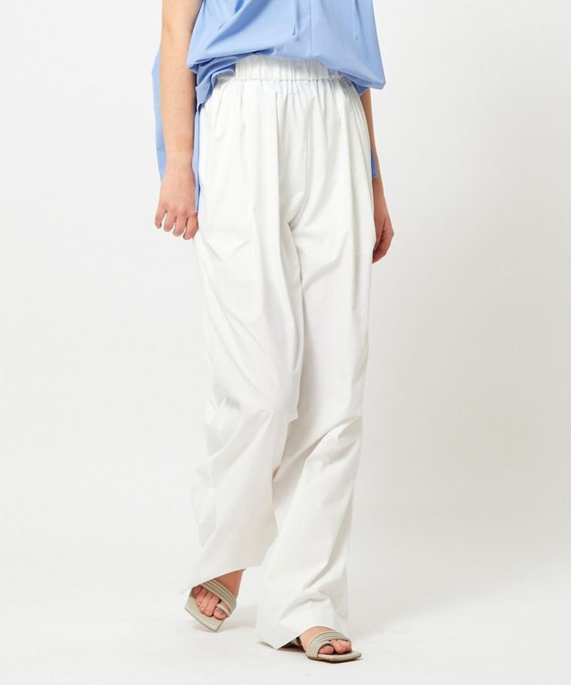 BEIGE， 【好評につき追加生産決定！】YANN / ワイドパンツ White