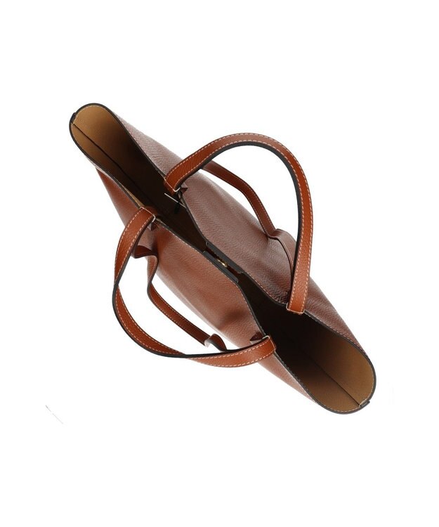 INTER-CHAUSSURES 【ANDREA CARDONE】シュリンクレザートート ブラウン