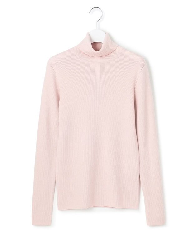 23区 S 【滝沢眞規子さん着用/WEB限定カラーあり】ウーステッドウール リブタートル ニット ピンク系