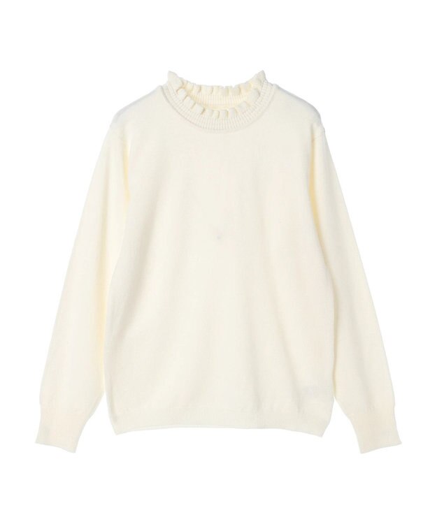 CRAFT STANDARD BOUTIQUE エリシャーリングニットプルオーバー White