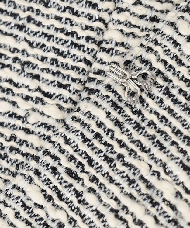 ANY MIXスラブツイード ジャケット アイボリー系