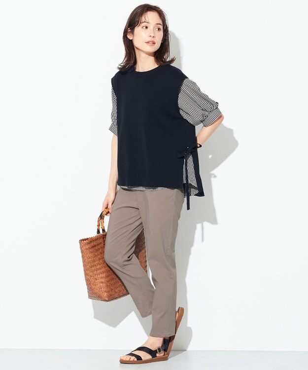 ANY L 2WAYコットン ベスト ブラック