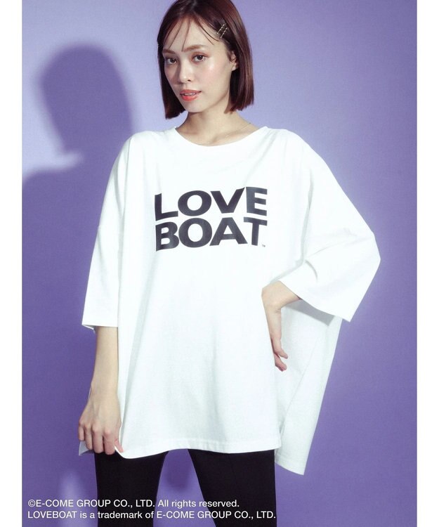 Green Parks ■別注　ＬＯＶＥ　ＢＯＡＴ　ロゴｐｔビッグＴ White