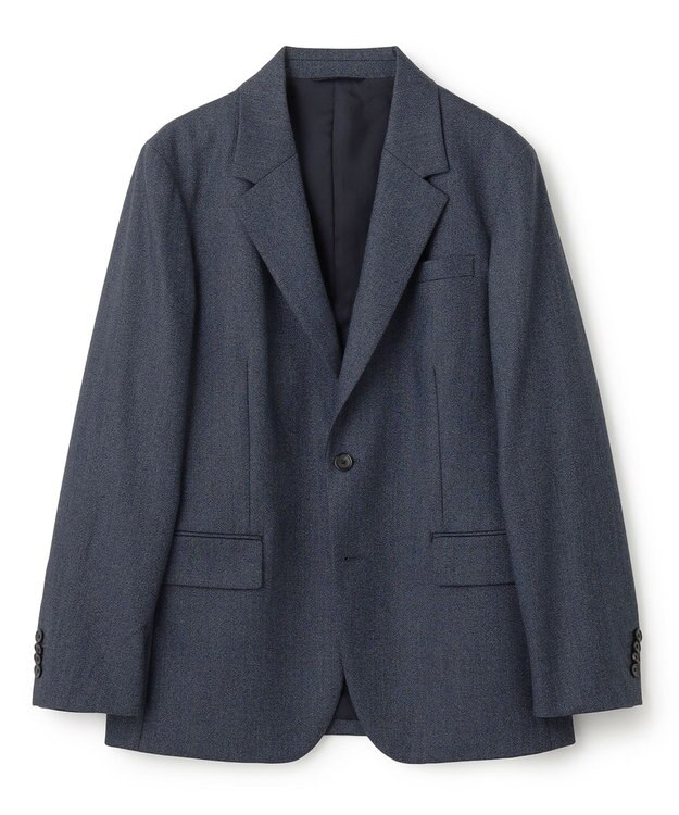JOSEPH HOMME MOULINET WOOL STRETCH JACKET ネイビー系