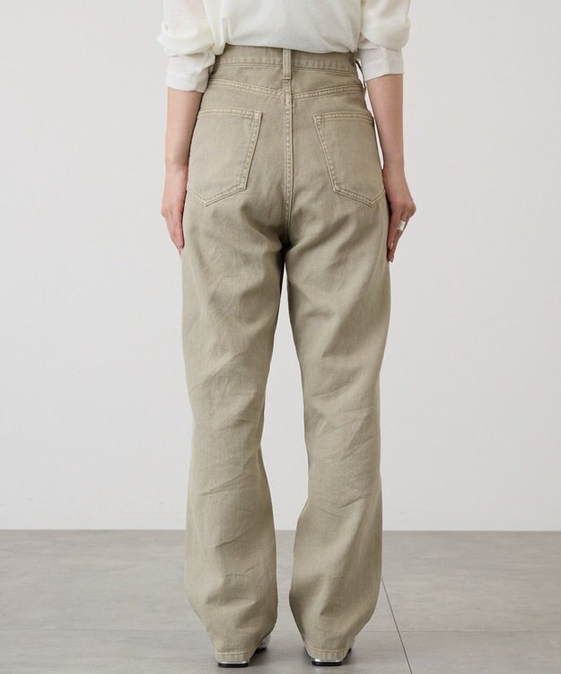 AMERICAN HOLIC ルーズストレートカラーデニムパンツ Light Khaki