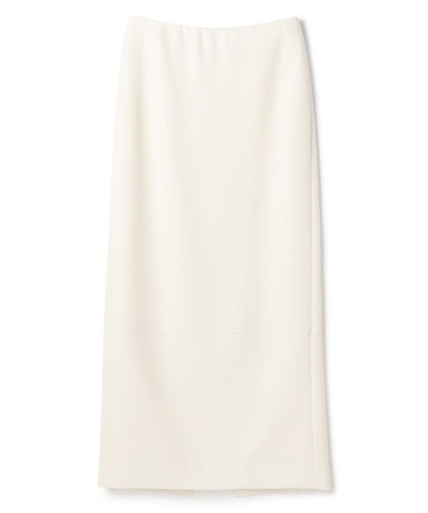 BEIGE， GYPSUM / シルキータッチ  Iラインロングスカート Ecru