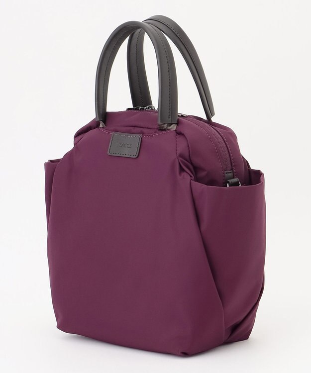 Y'SACCS 【ナイロンタフタ】トラベル2WAYミニボストン パープル