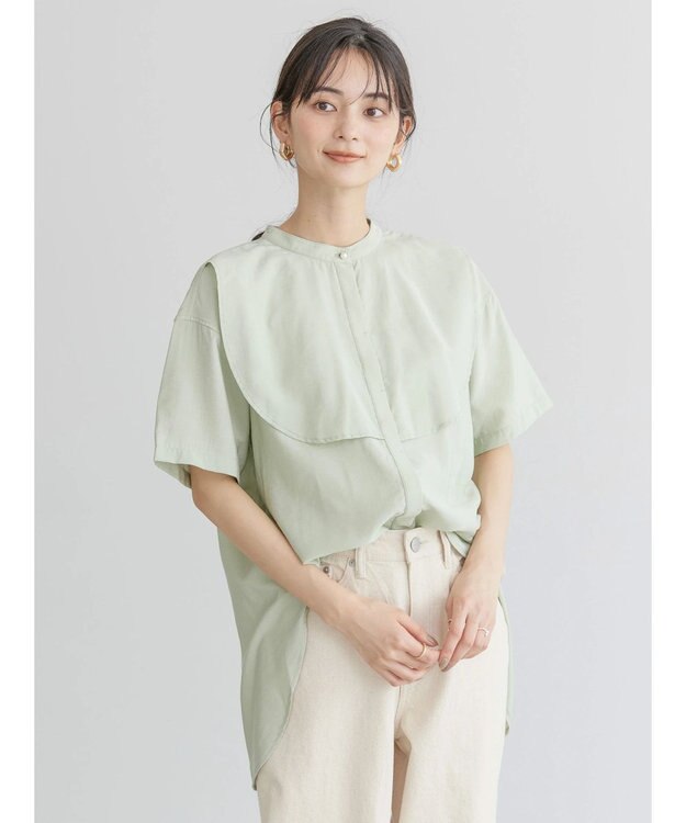 AMERICAN HOLIC フロントフリルブラウス Mint