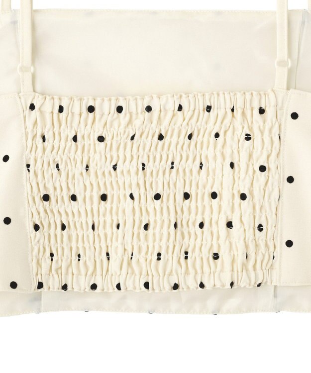 earth music&ecology ２ＷＡＹドットリボンビスチェ Ivory