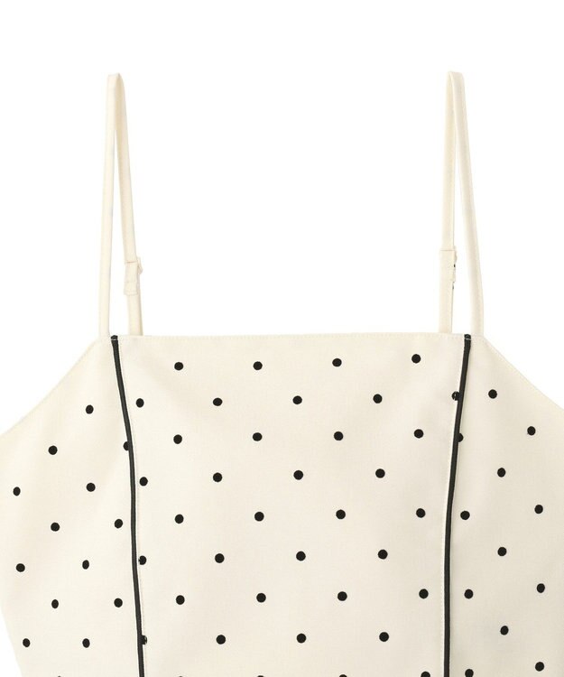 earth music&ecology ２ＷＡＹドットリボンビスチェ Ivory