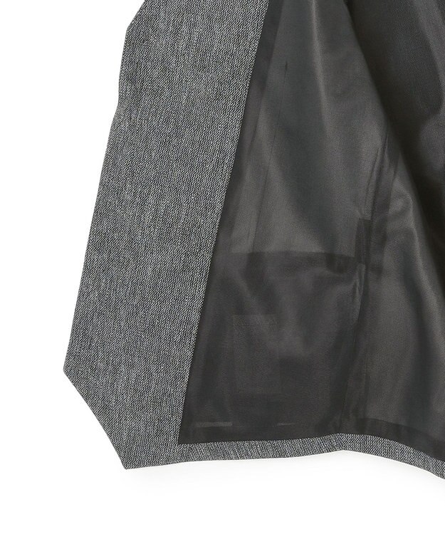 JOSEPH HOMME 新柄【洗える/ストレッチ/シワになりにくい/セットアップ対応可】クールドッツストレッチ ジレ ライトグレー系