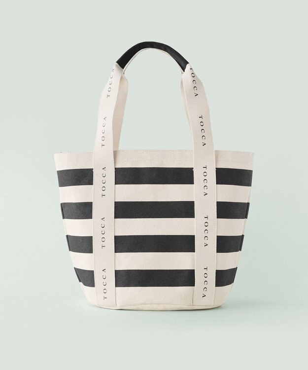 TOCCA 【WEB＆一部店舗限定】DANCING TOCCA BORDERTOTE トートバッグ ブラック系