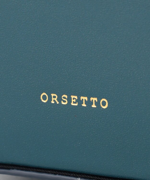23区 ORSETTO PIAZZA スクエア ハンド バッグ ダークグリーン系