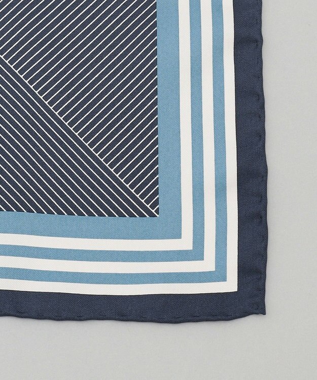 GOTAIRIKU 【日本製】シルク100% ポケットチーフ_25年春夏限定色 ブルー系8