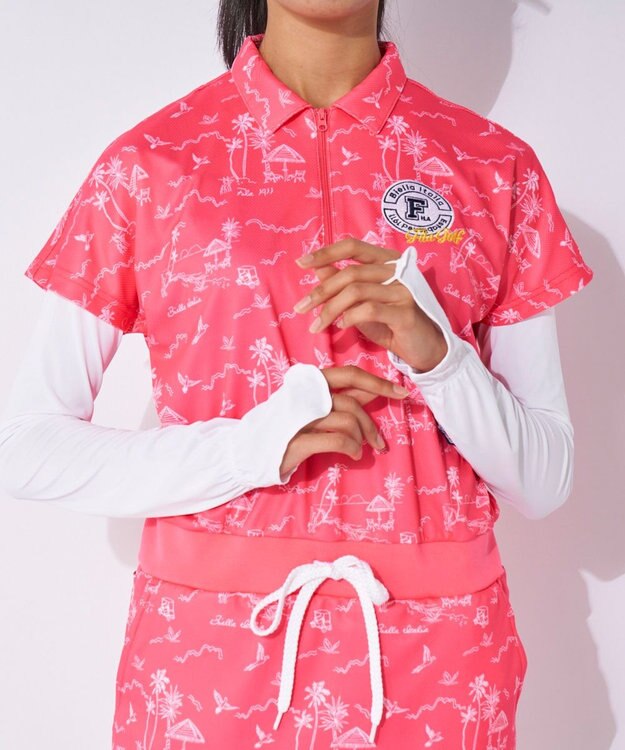 FILA GOLF／marie claire 【FILA GOLF】アームカバー ホワイト