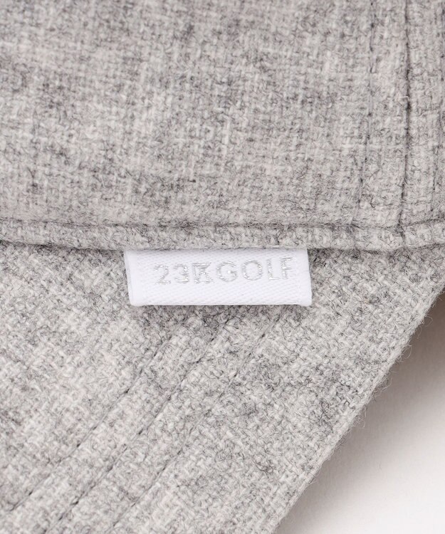 23区GOLF 【WOMEN】耳当て付きキャップ ライトグレー系