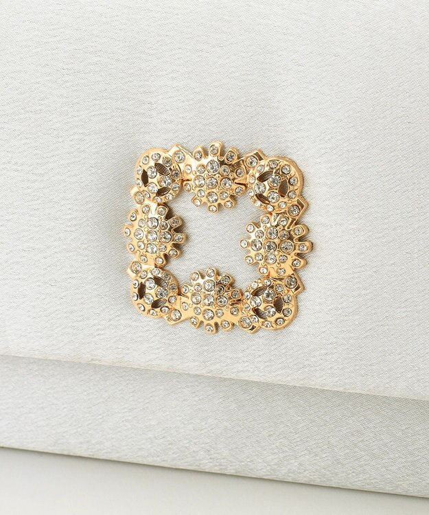 ANY SIS 【2WAY】ストーンバックル ショルダー  バッグ シルバー