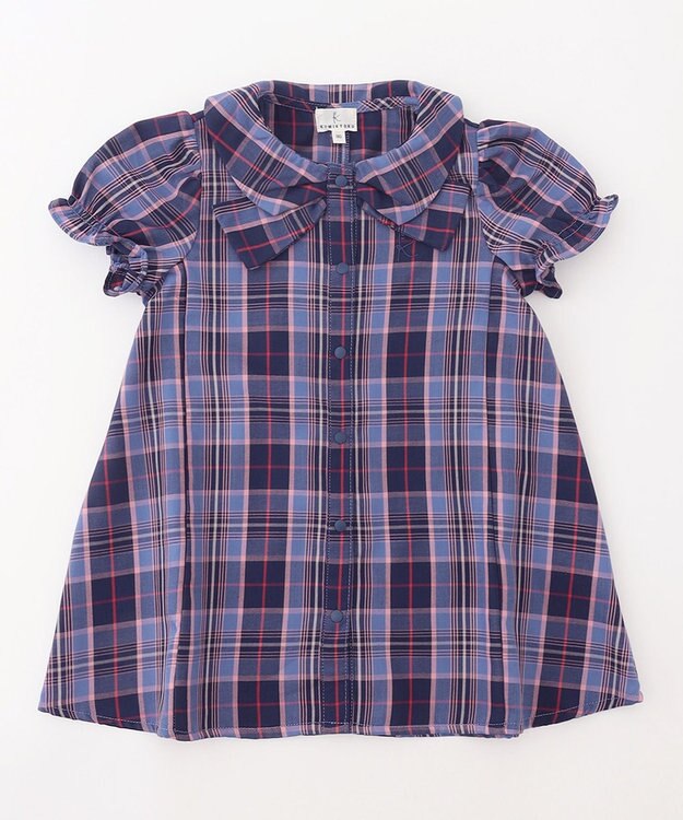 組曲 KIDS 【90-100cm】ブリティッシュ ワンピース ネイビー系3