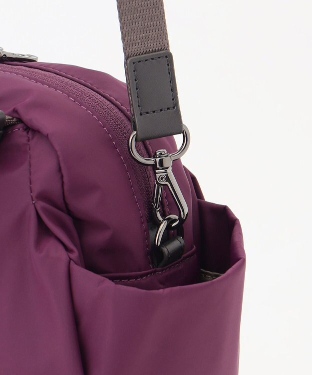 Y'SACCS 【ナイロンタフタ】トラベル2WAYミニボストン パープル