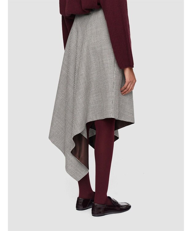 JOSEPH フルイドムリネ　アシンメトリースカート Ivory/Arabica