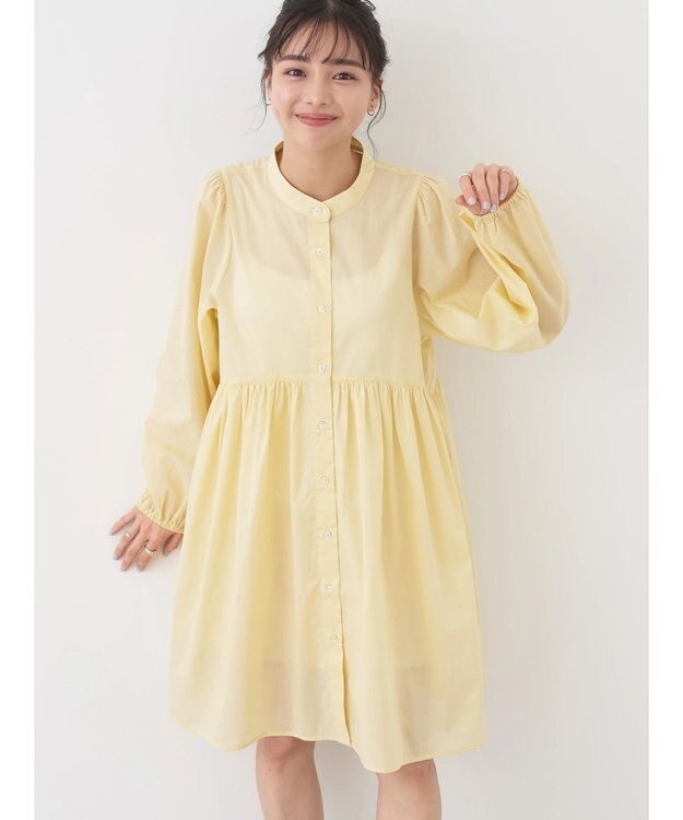 earth music&ecology ボリュームチュニック Yellow