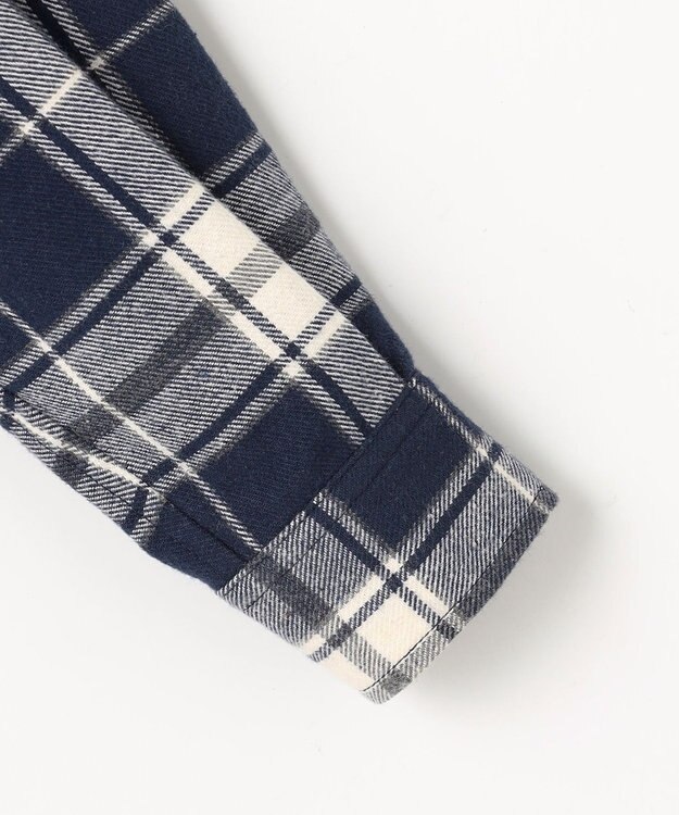 J.PRESS KIDS 【110-130cm】ビッグチェック シャツ ネイビー系4