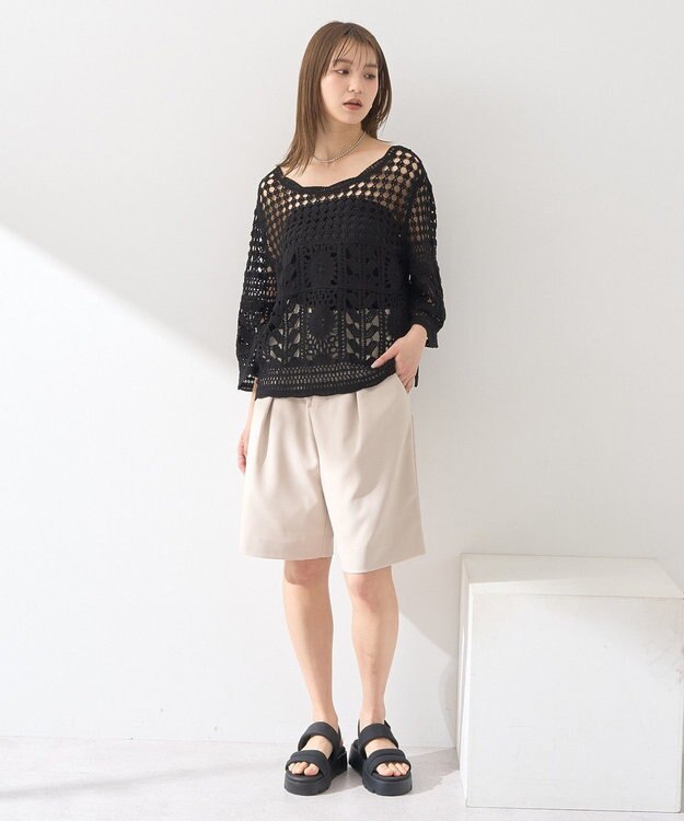 earth music&ecology ＯＲｉｅｎｔａｌ　ＴＲａｆｆｉｃ　パデットサンダル Black