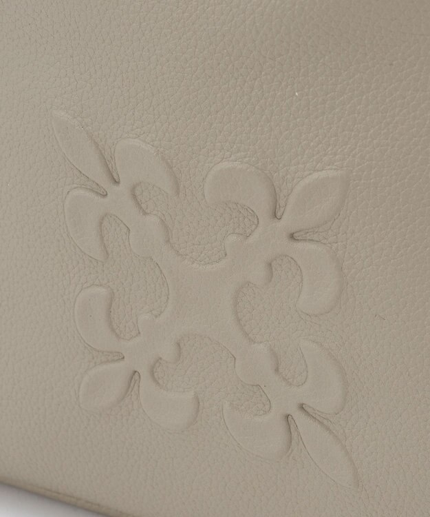 russet エンボスモノグラム2WAYショルダーバッグ(CE-1692) GrayBeige